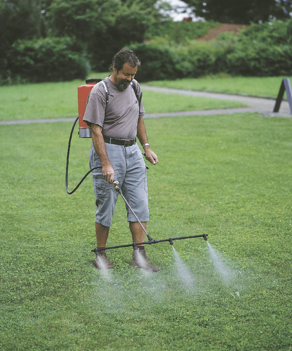 Sprühbalken für Birchmeier-Geräte, großflächiges Ausbringen von Herbiziden